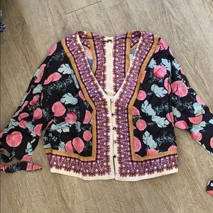 Free People Crop Blouse